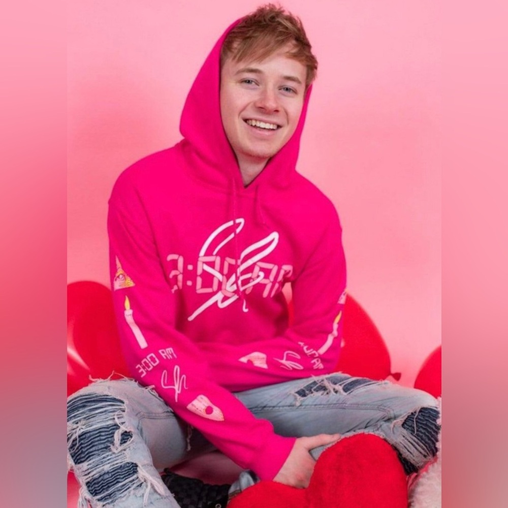 ISO Sam Golbach Pink 3:00 AM Hoodie